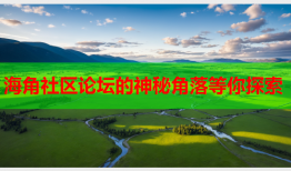 海角社区论坛的神秘角落等你探索