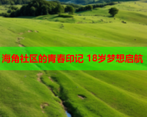 海角社区的青春印记 18岁梦想启航